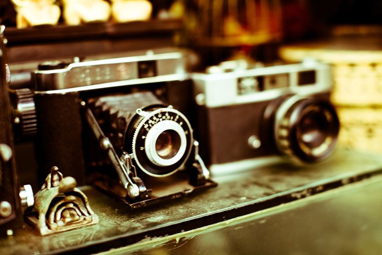 Vintage Cameras Poster Print by Susan Bryant - Item # VARPDX9409E
